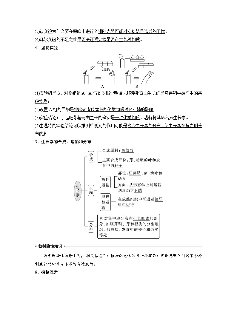 (新高考)2023年高考生物一轮复习讲义第8单元第8课时植物生长素及其生理作用(含解析)第2页