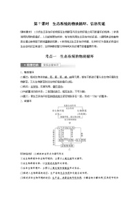 (新高考)2023年高考生物一轮复习讲义第9单元第7课时生态系统的物质循环、信息传递(含解析)