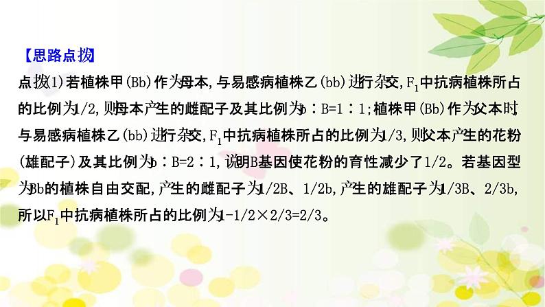 (新高考)高考生物一轮复习课件核心素养微专题之科学思维（五）基因位置的判定(含解析)05