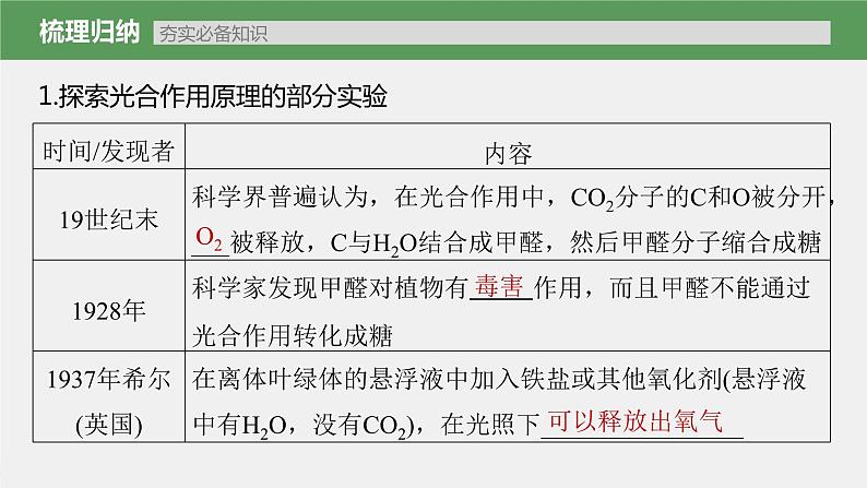 (新高考)2023年高考生物一轮复习课件第3单元第6课时光合作用的原理(含解析)第3页