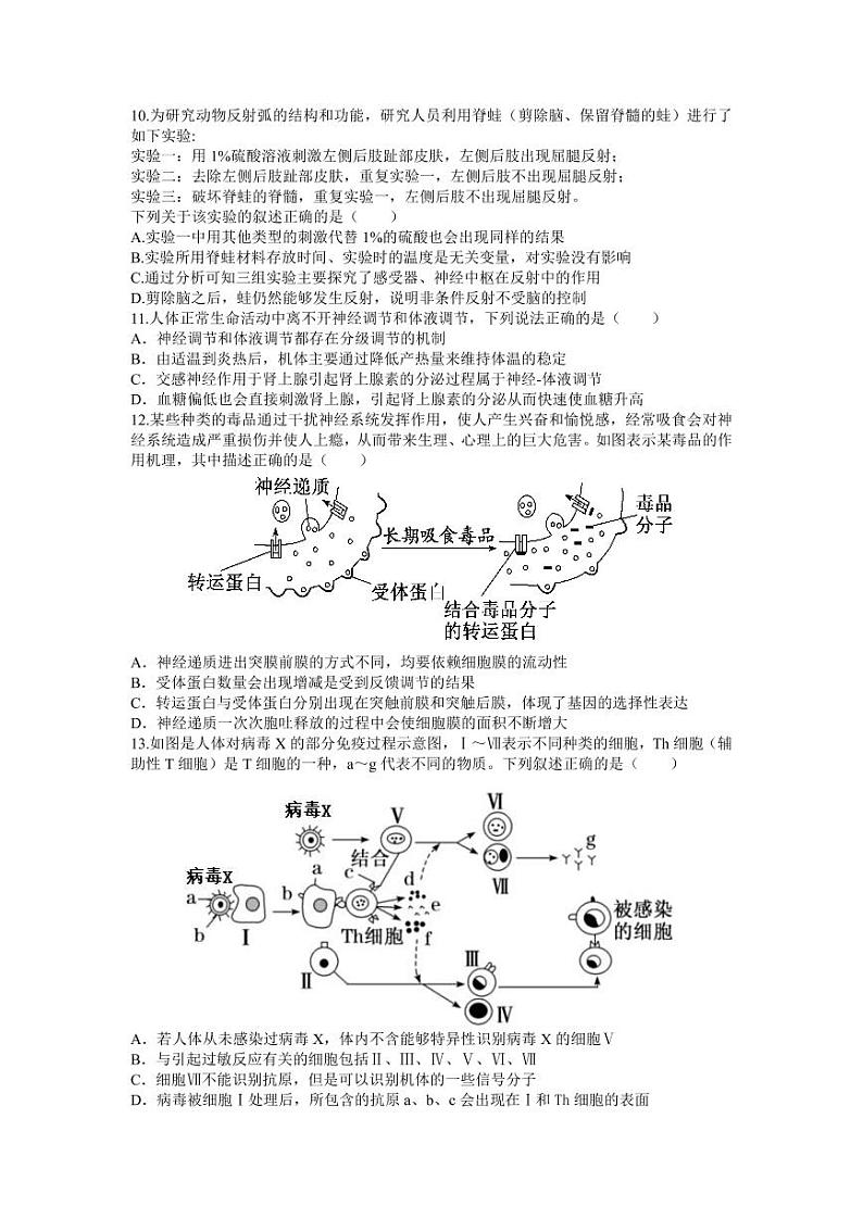 2023枣庄三中高三上学期12月期中考试生物试题pdf版含答案03