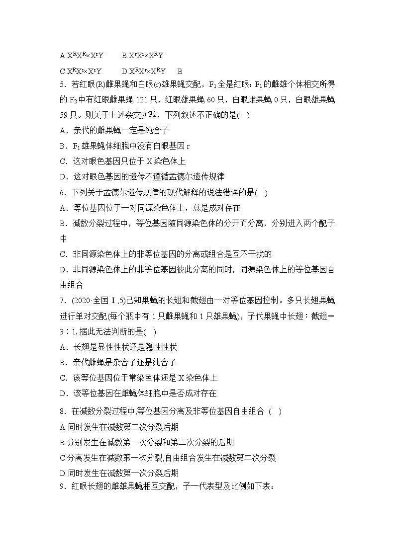 【核心素养】人教版高中生物必修二2.2《基因在染色体上》课件PPT+教案+练习02