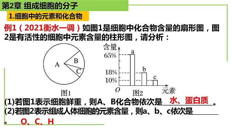 【期末精讲课件】人教版(2019) 生物必修1高一备考复习课件-第2章 组成细胞的分子第6页