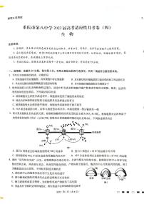 重庆市第八中学2023届高考生物适应性月考卷（四）（PDF版附答案）