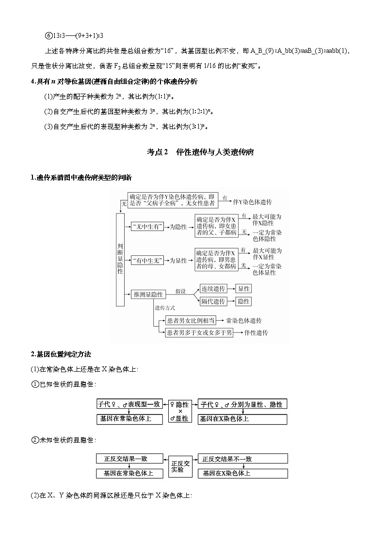 （新高考）高考生物二轮精品专题六遗传的基本规律和人类遗传病(原卷版)第3页