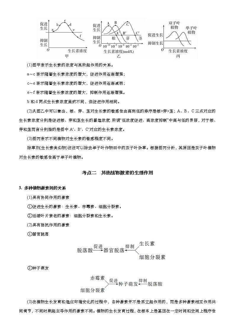 （新高考）高考生物二轮精品专题十植物生命活动的调节(原卷版)第2页