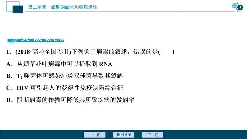 (新高考)高考生物一轮复习讲义课件第3讲多种多样的细胞 (含解析)06