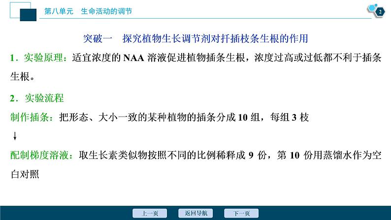 (新高考)高考生物一轮复习讲义课件加强提升课(8)植物激素调节相关实验探究 (含解析)第3页