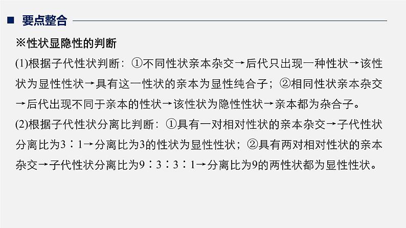 (人教版)高考生物二轮复习课件专题10 遗传实验探究 (含解析)第4页