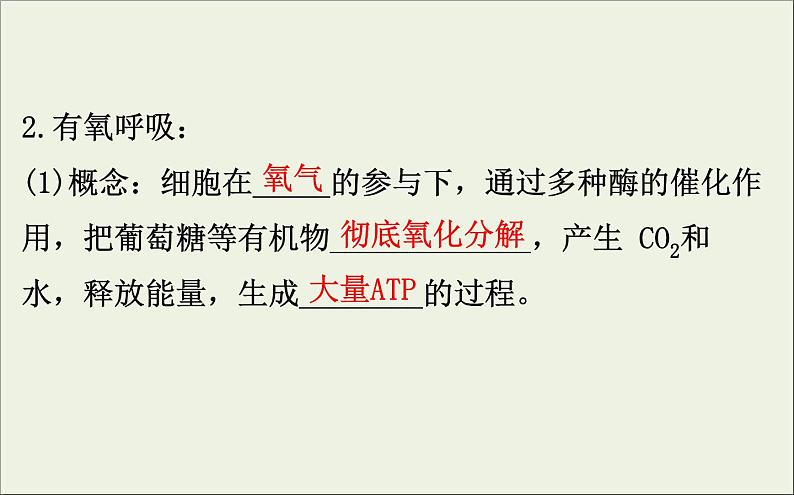 (通用版)高考生物一轮复习课件3.2ATP的主要来源__细胞呼吸(含解析)05