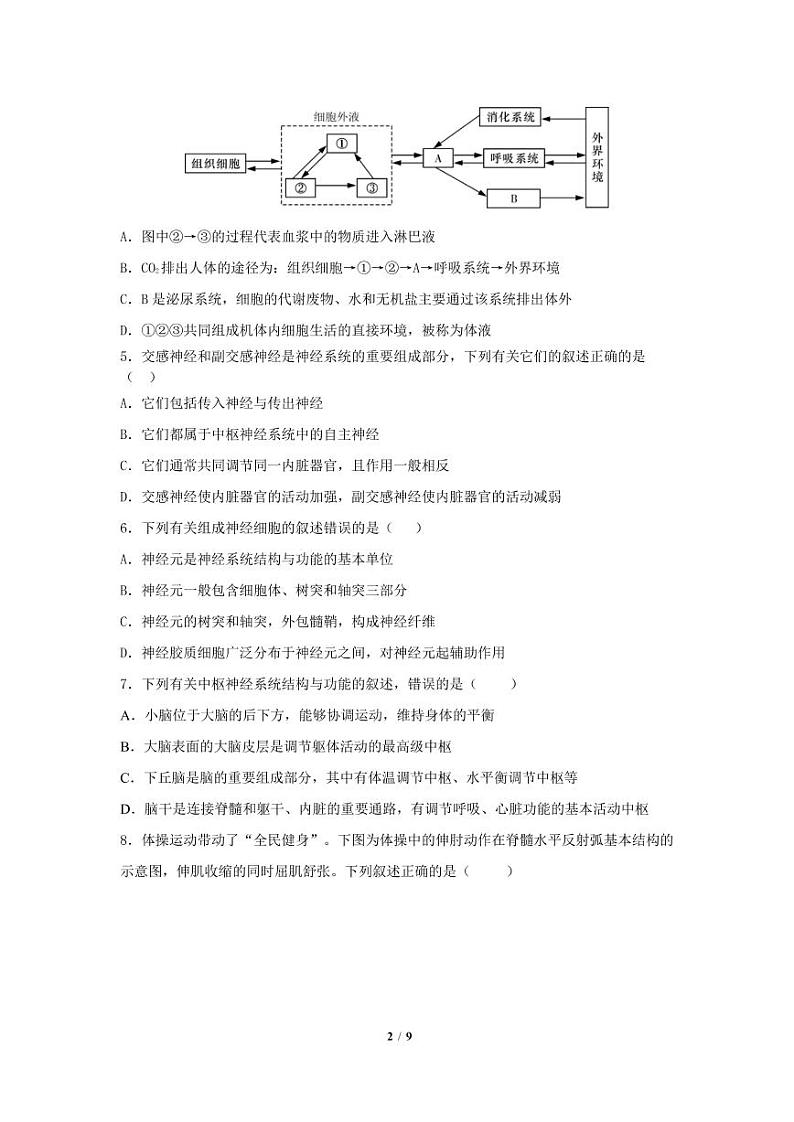 2022-2023学年山西省大同市高二上学期11月期中考试生物PDF版含答案02