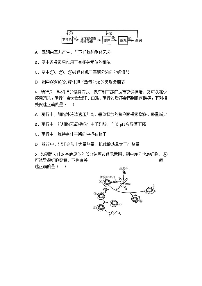 2022-2023学年福建省龙岩第一中学高二上学期第三次月考生物试题含答案02