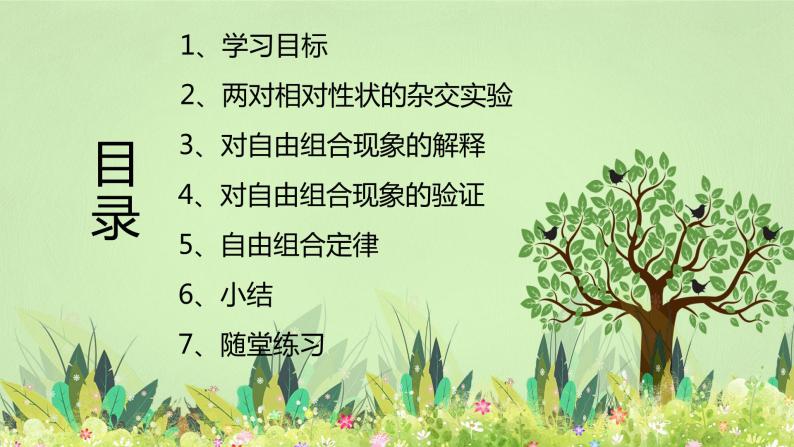 【核心素养】人教版高中生物必修二1.2.1《孟德尔的豌豆杂交实验（二）》课件PPT+教案+练习02