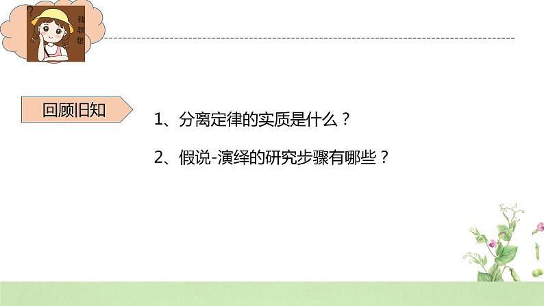 【核心素养】人教版高中生物必修二1.2.1《孟德尔的豌豆杂交实验（二）》课件PPT+教案+练习03