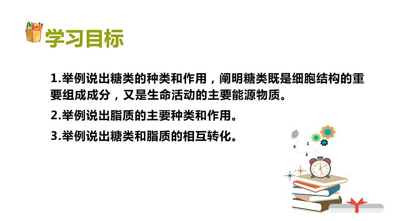 2.3细胞中的糖类和脂质课件2022-2023学年高一上学期生物人教版必修1第2页