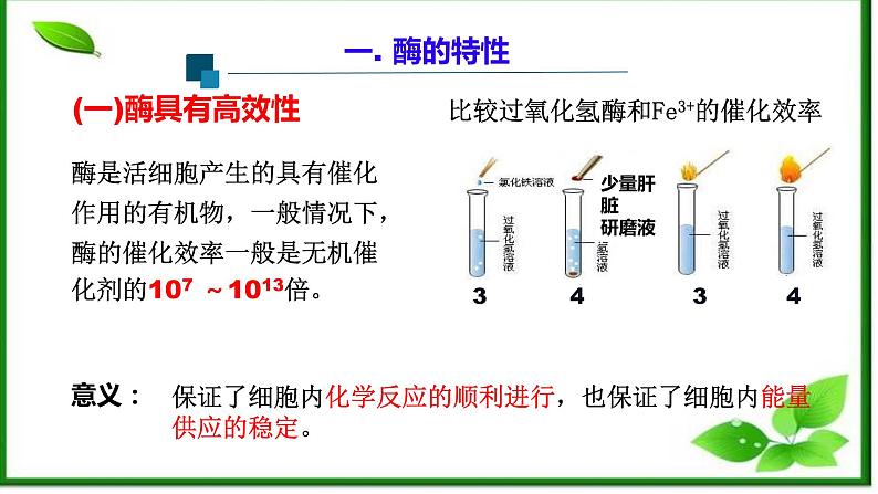 5.1.2降低化学反应活化能的酶课件2022-2023学年高一上学期生物人教版必修1第3页