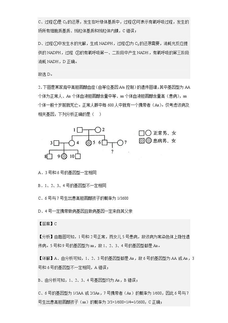 2022-2023学年广东省梅州市五校高二上学期期中联考生物学试题含解析02