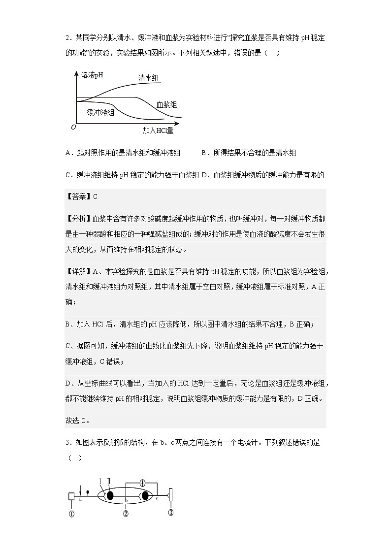 2022-2023学年山东省临沂市平邑县一中高二上学期期中模拟生物试题含解析02