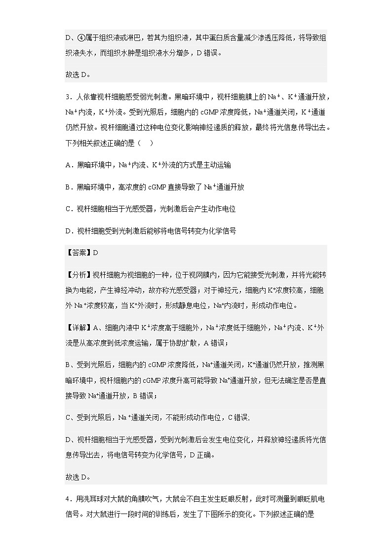 2022-2023学年山东省日照市高二11月期中生物试题含解析03