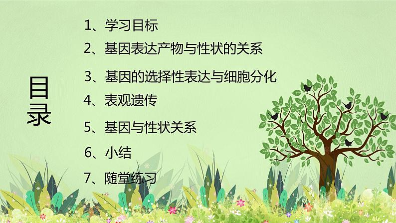 2019人教版高中生物必修二4.2《基因表达与性状的关系》课件第2页