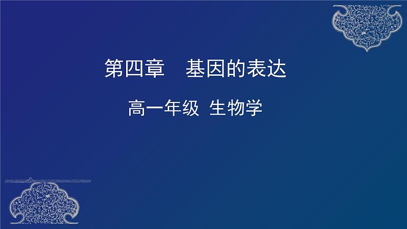 部编生物必修第2册（课件）11基因指导蛋白质的合成01