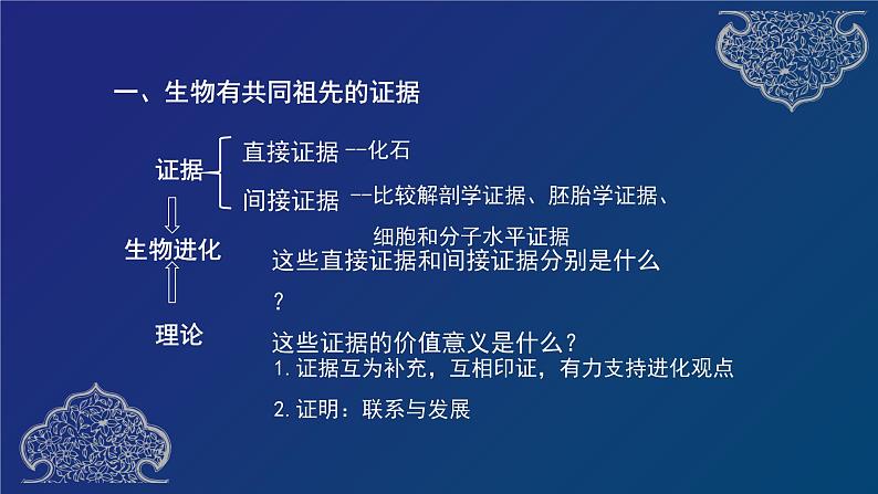 部编生物必修第2册（课件）22 生物的进化专题复习第3页