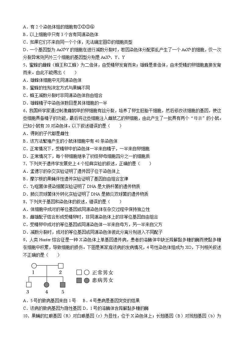 2023届四川省内江市第六中学高三上学期第二次月考生物试卷含答案第2页