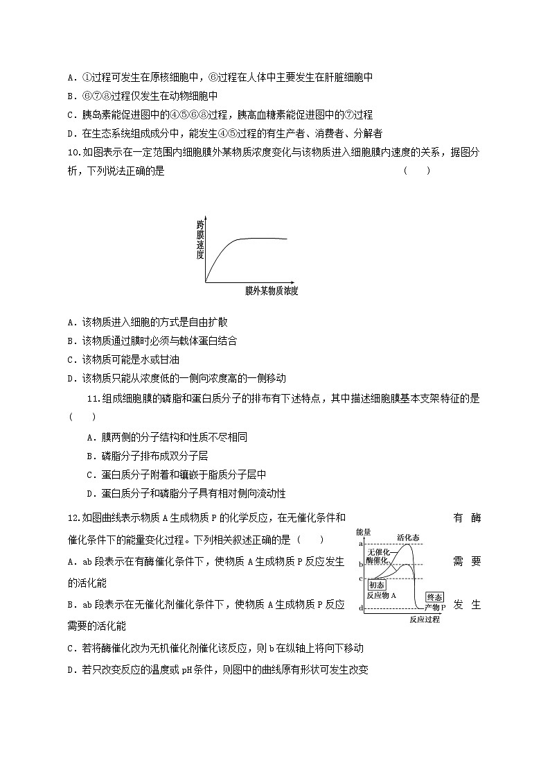 高中生物二轮复习专题练习2：细胞的代谢第3页