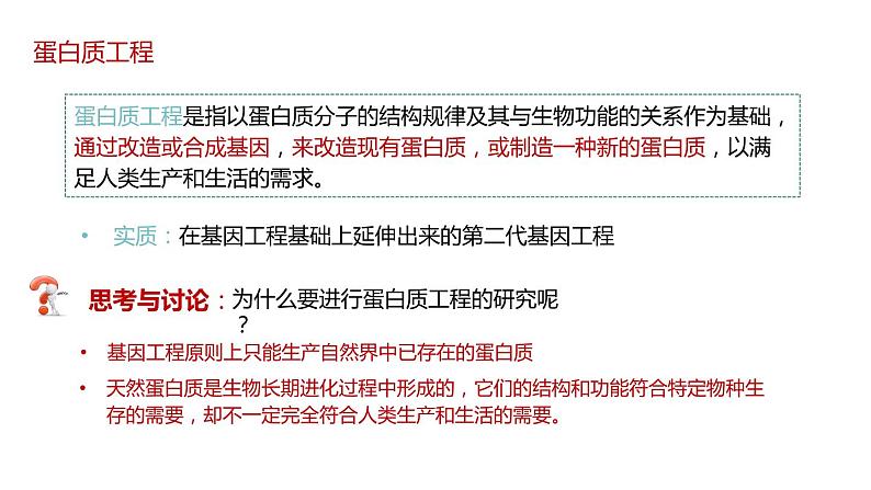 第四节 蛋白质工程的原理和应用课件第3页