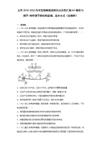 五年2018-2022高考生物真题按知识点分类汇编54-稳态与调节-神经调节的结构基础、基本方式（含解析）