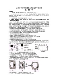 湖南省永州市2022-2023学年高三生物上学期二模试题（Word版附答案）