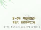 2023届高考生物二轮复习微专题3基因工程及生物技术的安全性与伦理问题课件