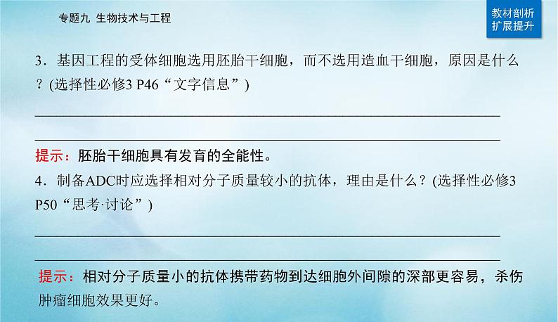 2023届高考生物二轮复习细胞工程及生物技术的安全性与伦理问题课件04