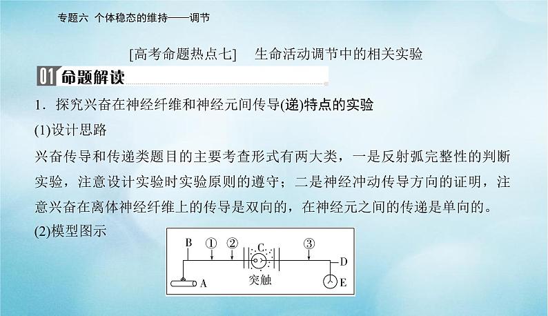 2023届高考生物二轮复习高考命题热点七生命活动调节中的相关实验课件第2页