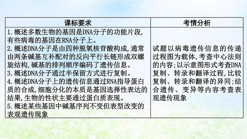 2023届高考生物二轮复习第10讲遗传的分子基础课件02