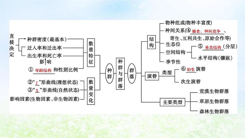 2023届高考生物二轮复习第14讲种群与群落课件第4页