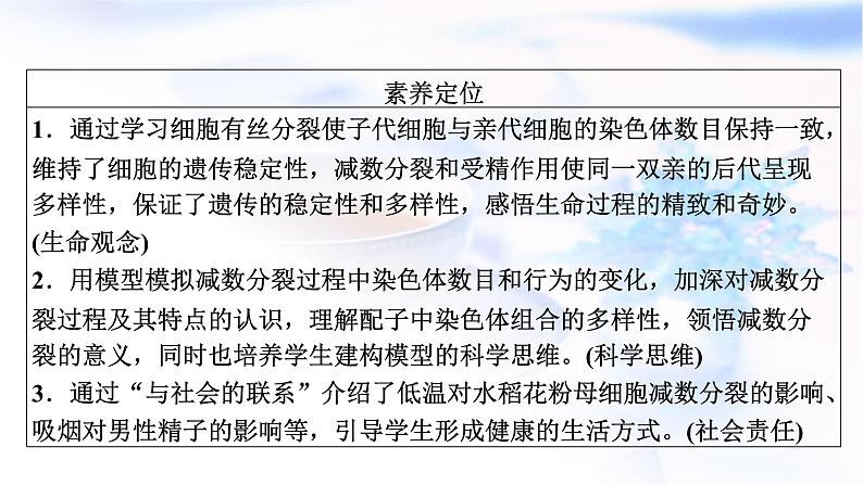 2023届高考生物二轮复习细胞增殖与生物遗传变异的关系课件06