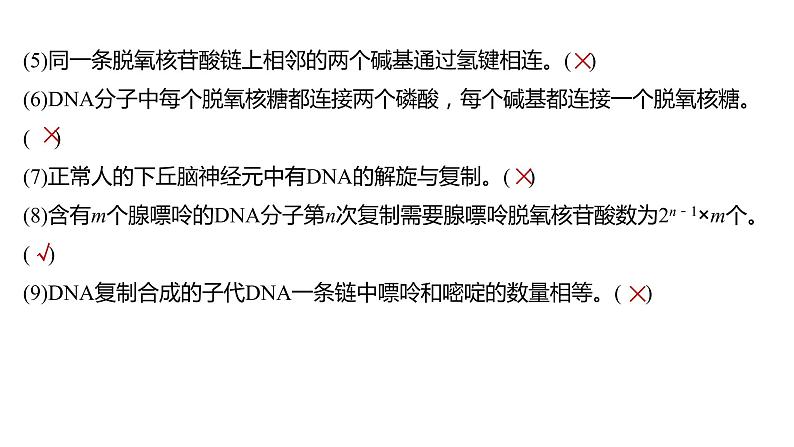 2023届高考生物二轮复习遗传的分子基础、变异与进化课件07