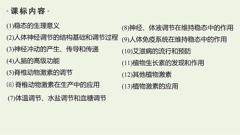 2023届高考生物二轮复习稳态与调节课件02