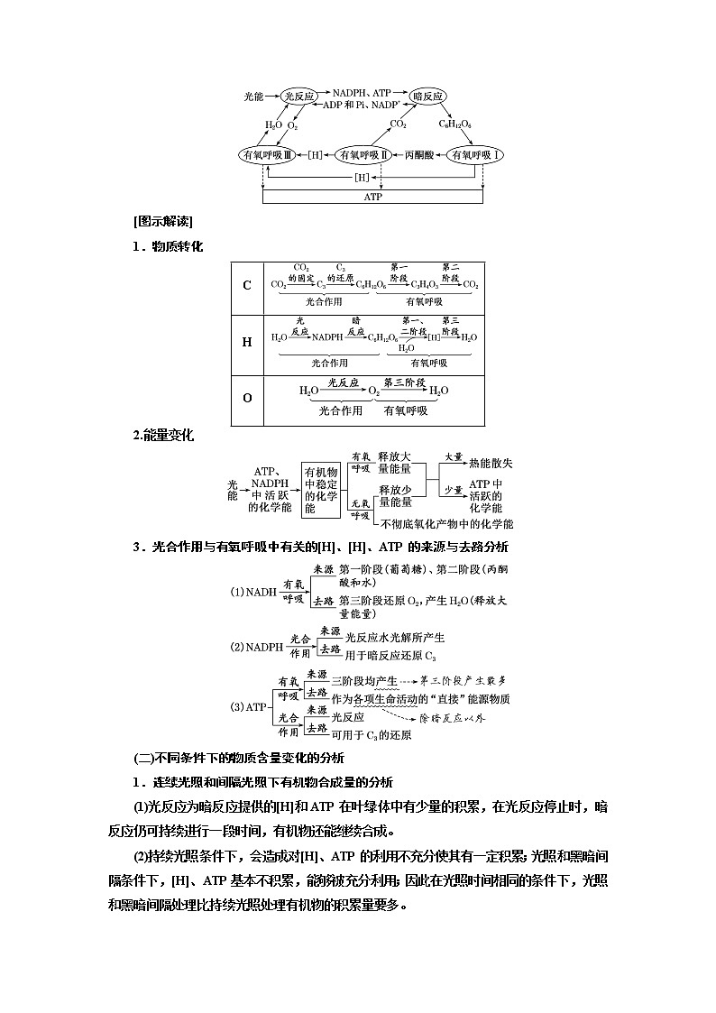 2023届高考生物二轮复习精研重难点(一)光合作用和细胞呼吸中的“物质与能量观”学案第2页