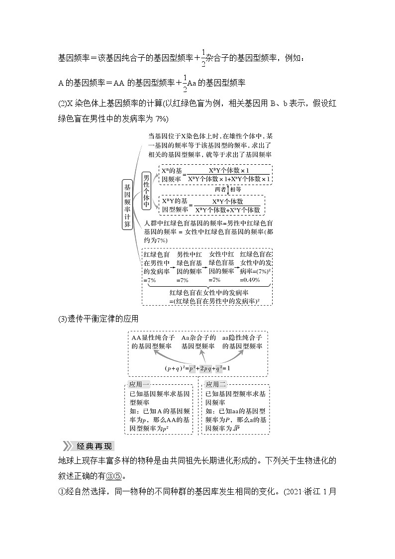 2023届高考生物二轮复习微专题3生物的进化学案第2页