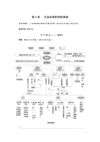 2023届高考生物二轮复习生命系统的结构基础学案（不定项）