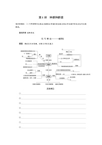 2023届高考生物二轮复习种群和群落学案（不定项）