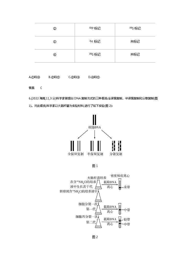 2023届高考生物二轮复习遗传的分子基础作业含答案第3页