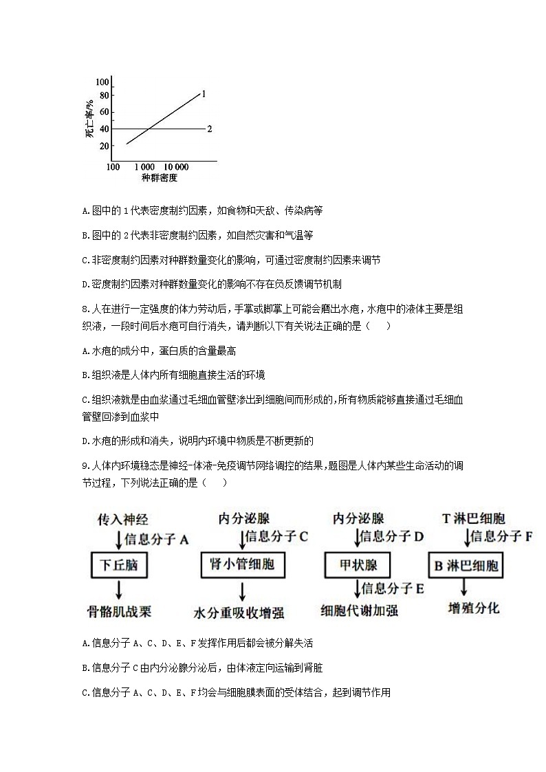 湖北省重点高中2022-2023学年高二生物上学期期末联考试卷（Word版附答案）第3页