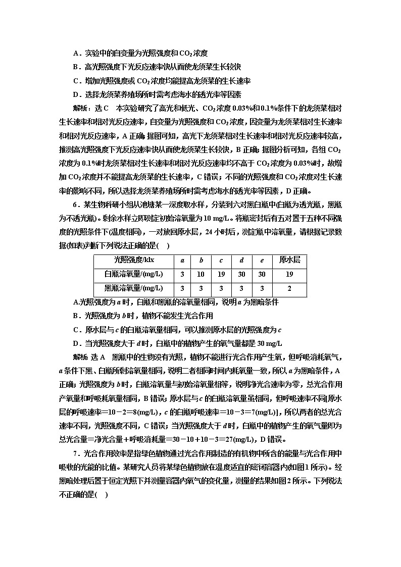2023届高考生物二轮复习运用“变量”思维解答细胞代谢类实验设计作业含答案第3页