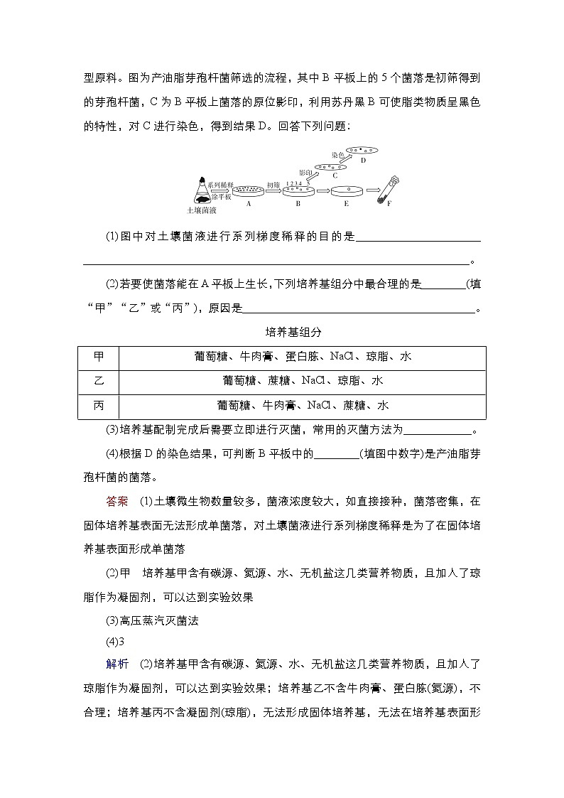 2023届高考生物二轮复习微生物工程学案（多项选择版）第3页