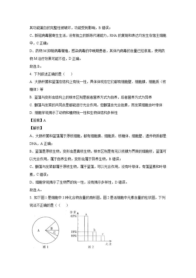 宁夏石嘴山市平罗中学2023届高三上学期11月期中考试（重点班）生物试卷（含解析）03