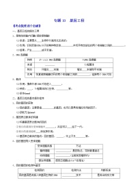 专题19 基因工程 ：【二轮复习】备战2023年高考生物必备知识大串讲