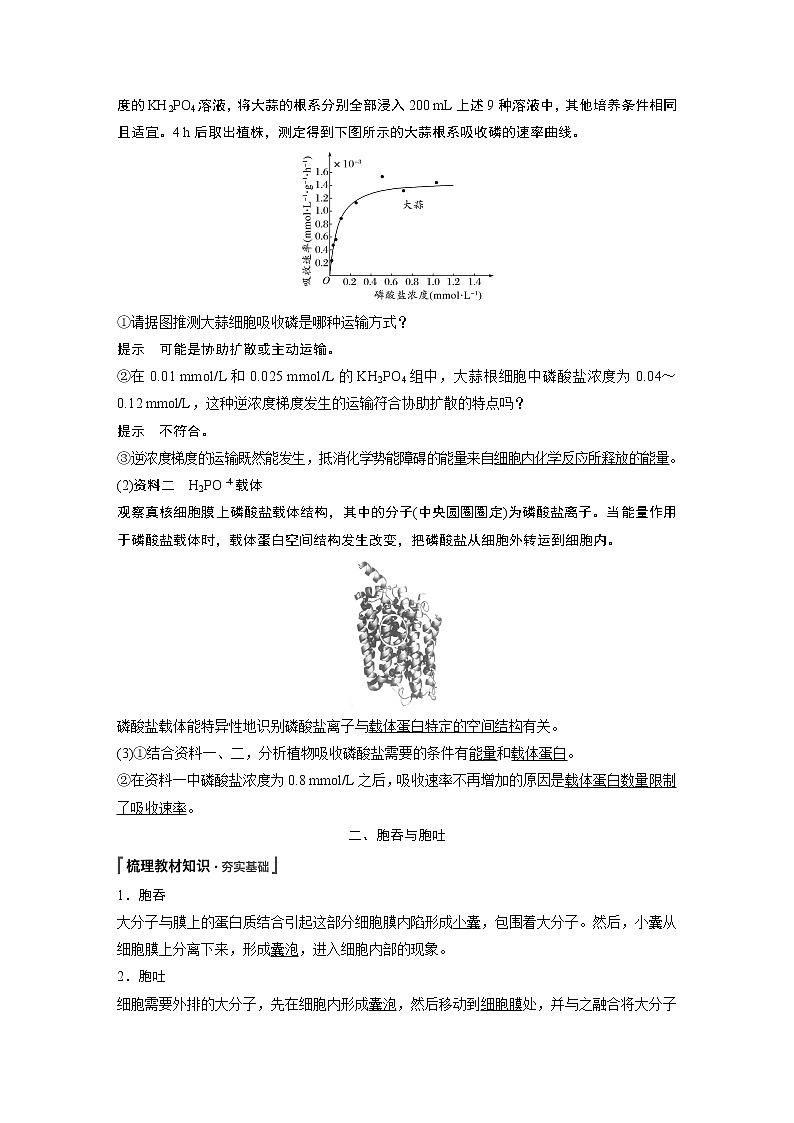 第4章 第2节 主动运输与胞吞、胞吐第2页